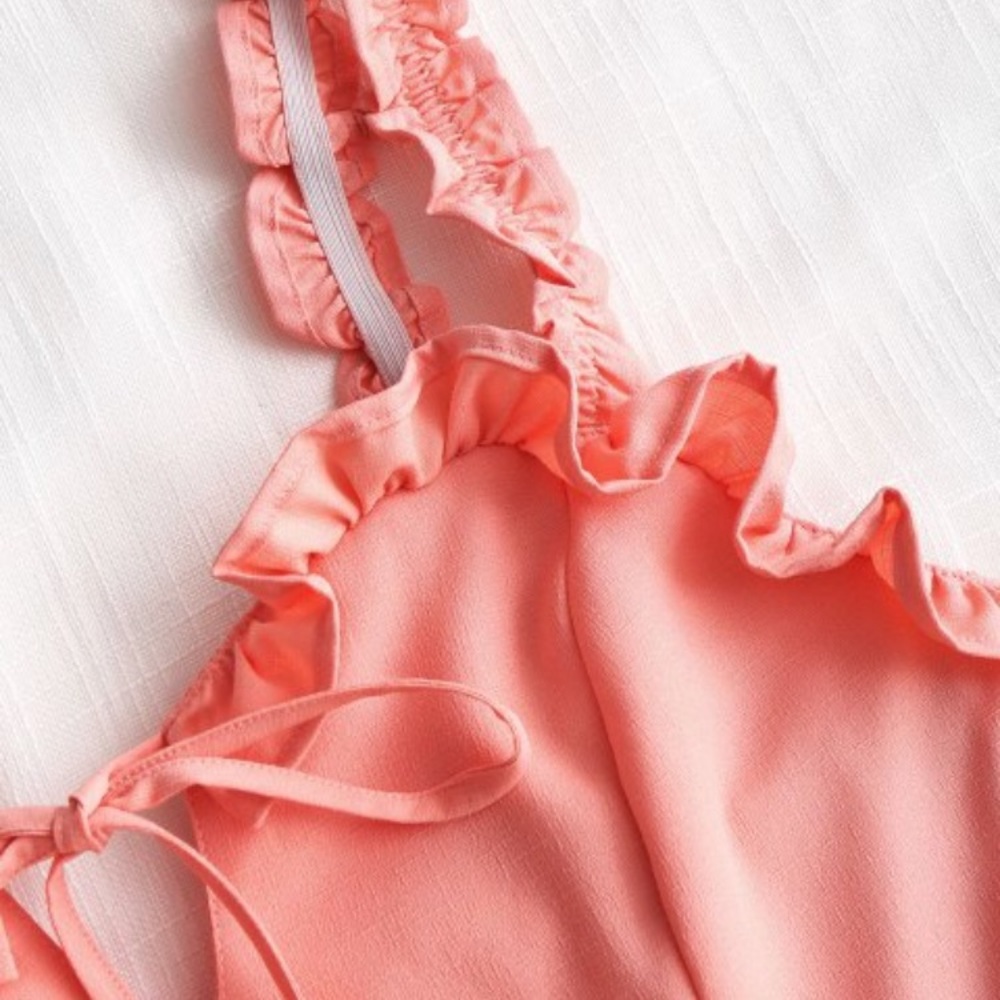 NWT Zaful Ruffle Mini Dress - Picture 2 of 6